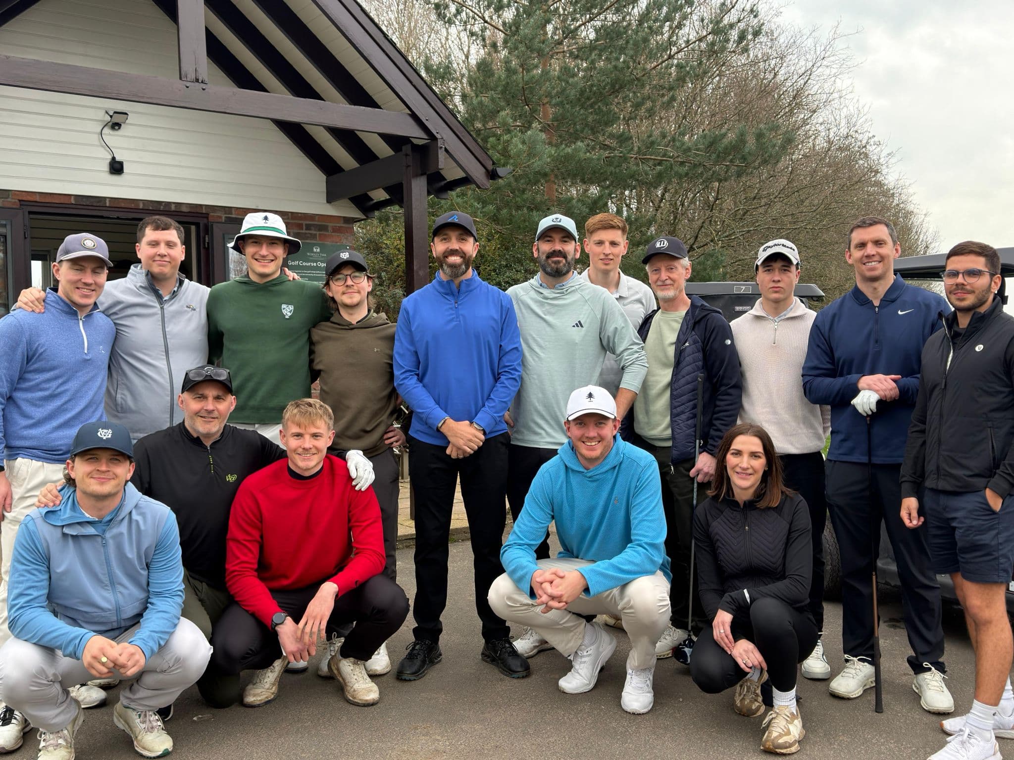 Rick Shiels Media team pictured together outdoors during Neil’s tenure
